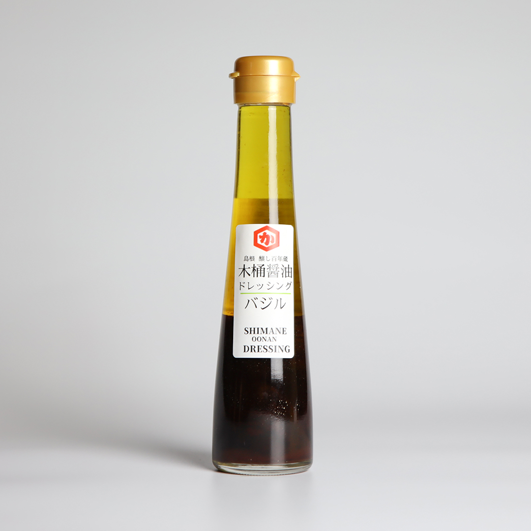 ~バジル~木桶醤油ドレッシング 120ml 瓶